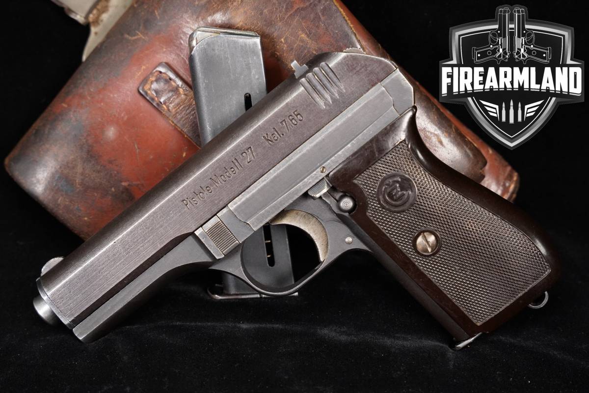WWII Böhmische Waffenfabrik A.G Prag CZ Model 27 GERMAN P.27(t) +2 MAGS