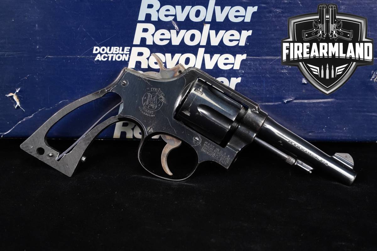 1955-56 Smith & Wesson 38 MILITARY POLICE Pre-Model 10 S&W GUNSMITH SPECIAL
