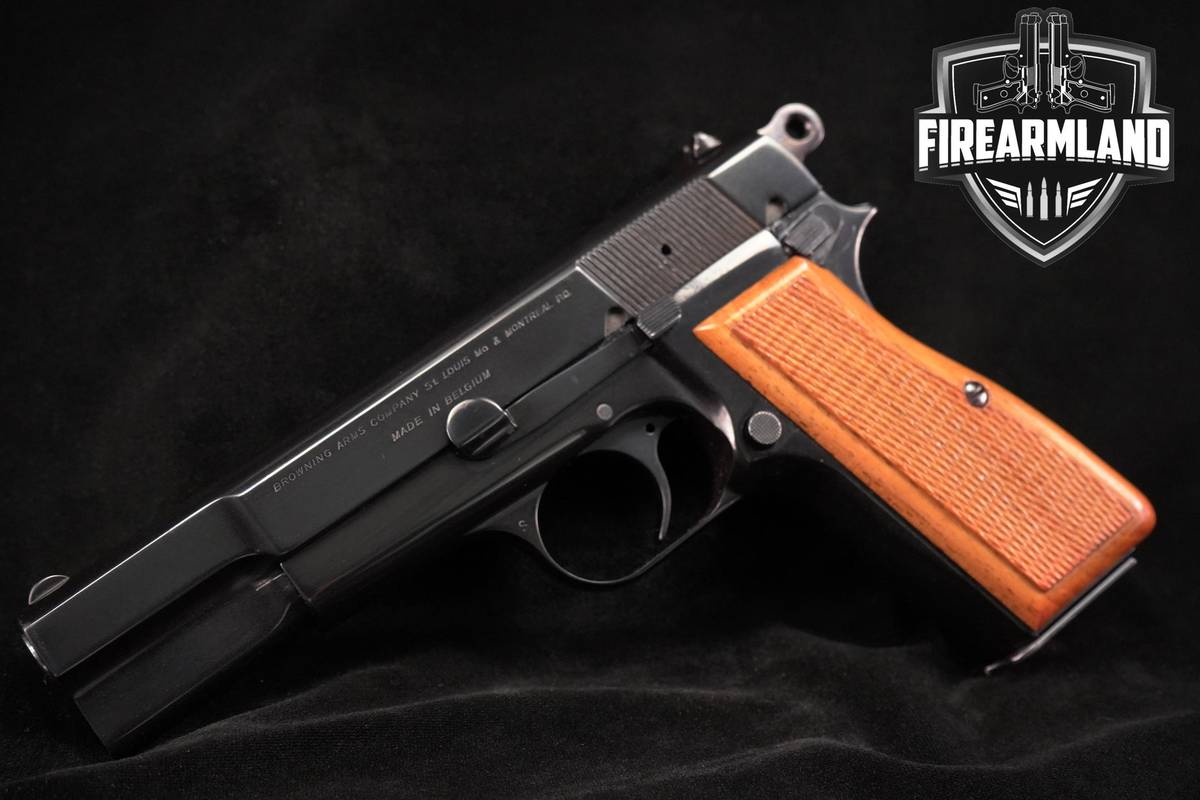 VINTAGE 1968 FN Hi-Power 9mm 4.65" Blued Hipower High