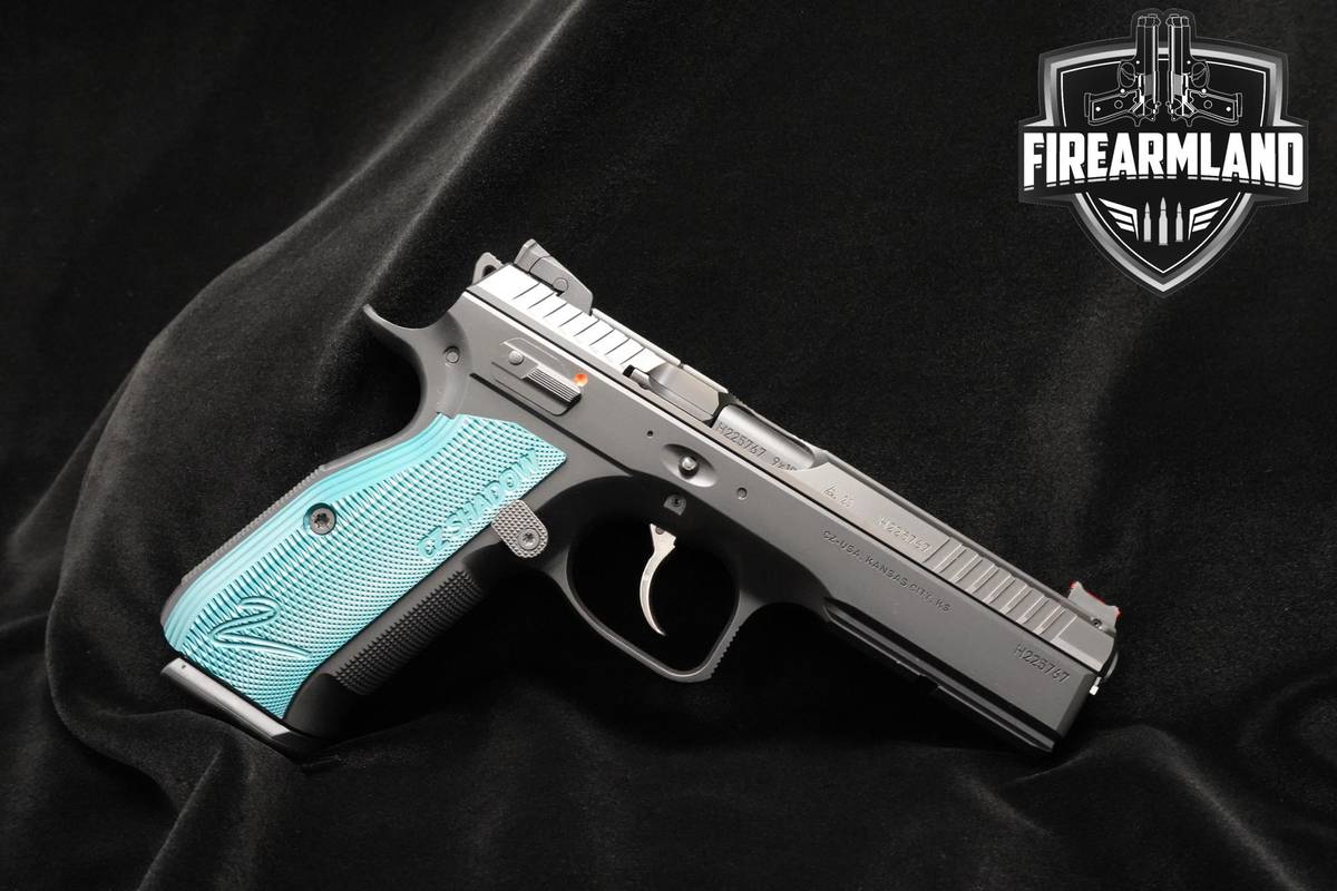 CZ Shadow 2 Black and Blue 9mm 4.89" CZ-Shadow 2 CZ-75 +3 MAGS & ORIG CASE