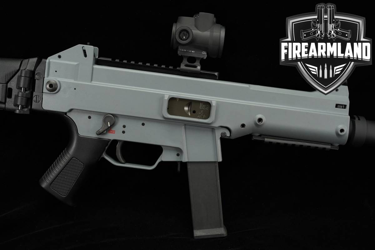 Heckler & Koch USC 45 ACP H&K UMP HK SD FAUX CAN +7 MAGS, TRIJICON OPTICS