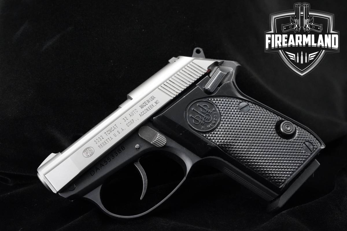 LIKE-NEW Beretta Model 3032 Tomcat 32 ACP Two-Tone Beretta 3032 DA/SA