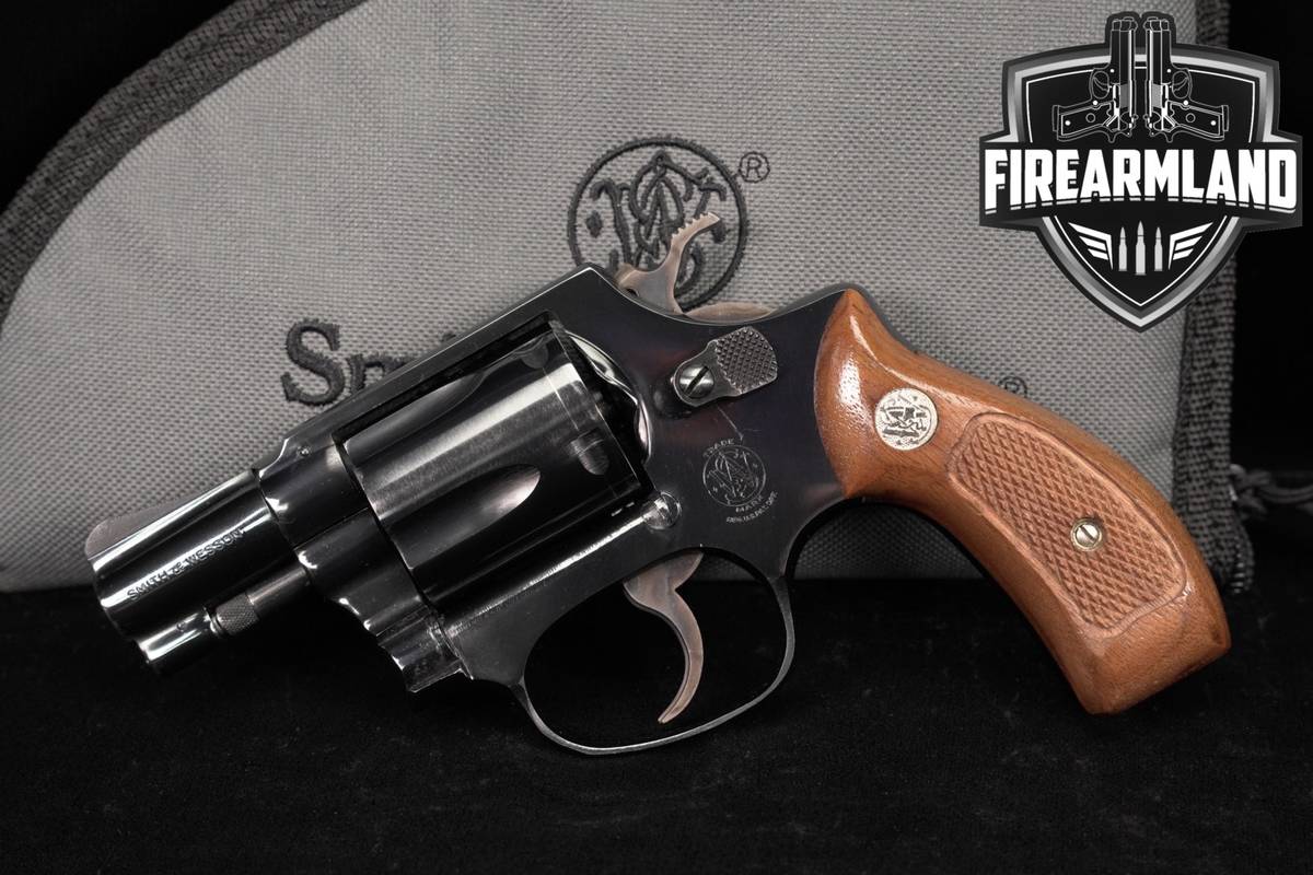 1968 Smith & Wesson Model 36 S&W 38 Special 2" High-Polish Blue DA/SA