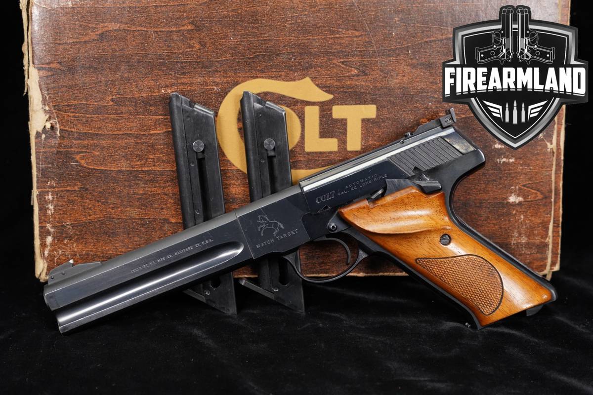 VINTAGE 1968 Colt Woodsman Match Target Third Series 22LR 6" Blued +3 MAGS