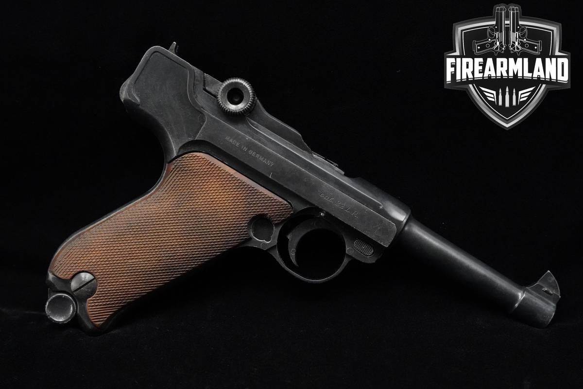 1968 Erma Werke EP-22 P08 22LR 4.5" Blued EP-22 EP22 Erma P-08 Germany