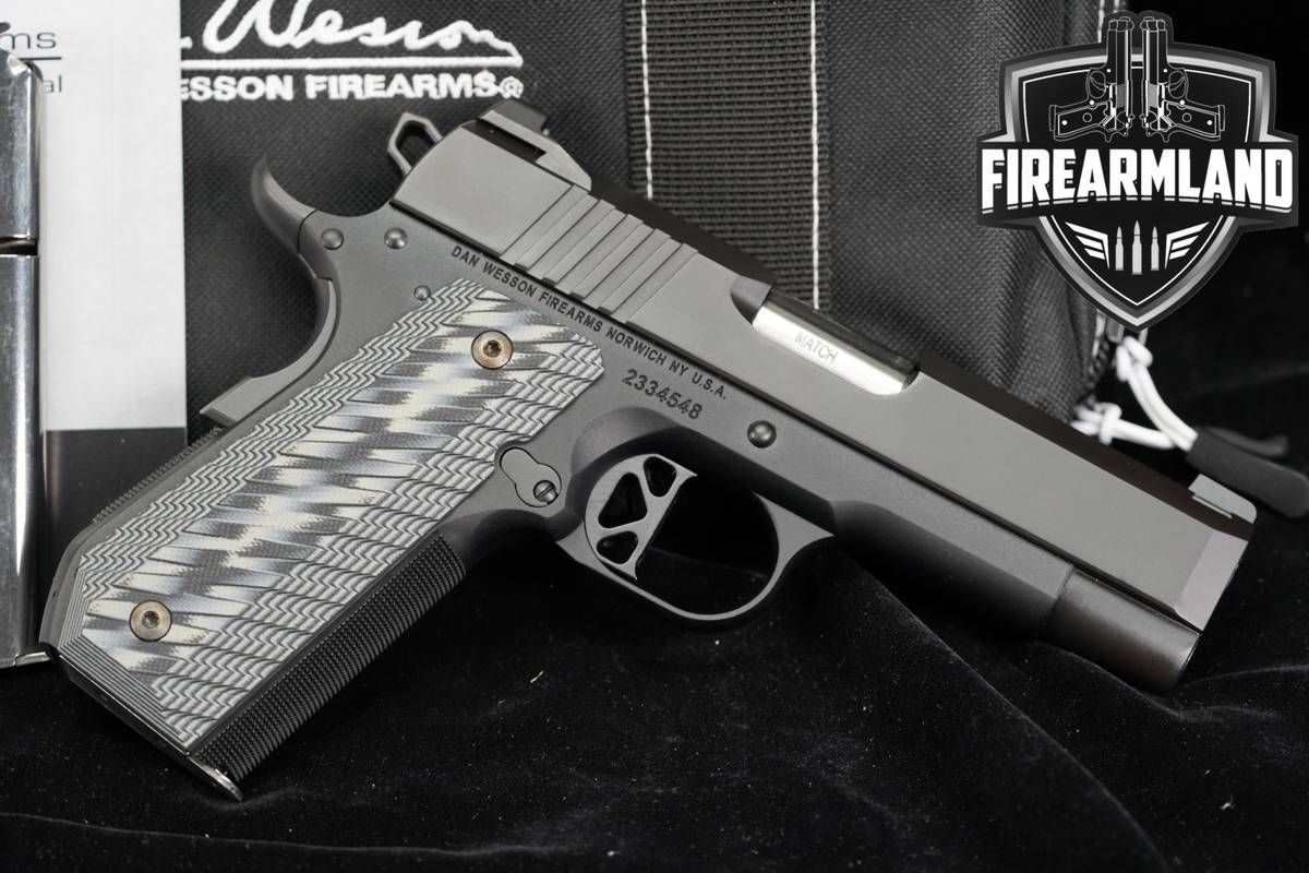 MINT Dan Wesson ECP 45 ACP 1911 +4 MAGS & ORIG CASE
