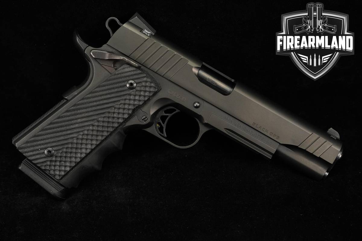 Para Ordnance 1911 Black Ops 45 ACP 5" SAO M1911 Pistol +4 MAGS & ORIG CASE