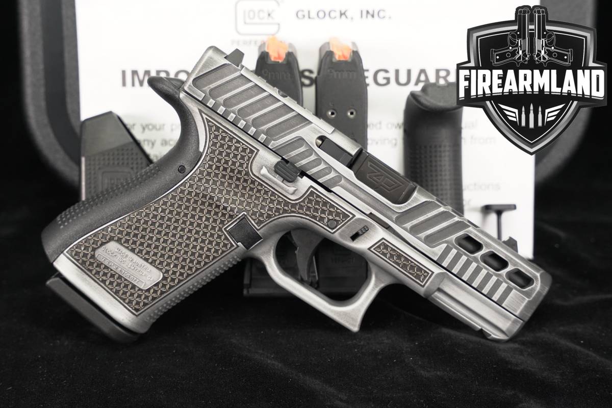 Shark Coast Tactical Glock 19 Gen5 Grey Orca 9mm OR 4.02 G19 Gen 5 ZAFFIRI