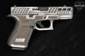 Shark Coast Tactical Glock 19 Gen5, Grey Orca 9mm Luger Two-Tone Distressed Grey/Metallic in Excellent Condition Image 3