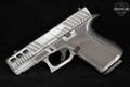 Shark Coast Tactical Glock 19 Gen5, Grey Orca 9mm Luger Two-Tone Distressed Grey/Metallic in Excellent Condition Image 4
