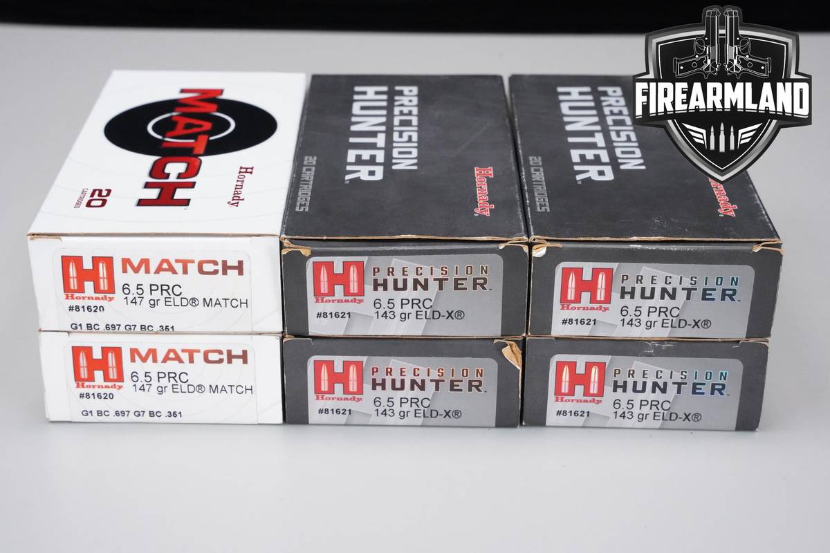 6.5 PRC Ammo 6.5-PRC Ammunition 120 ROUNDS