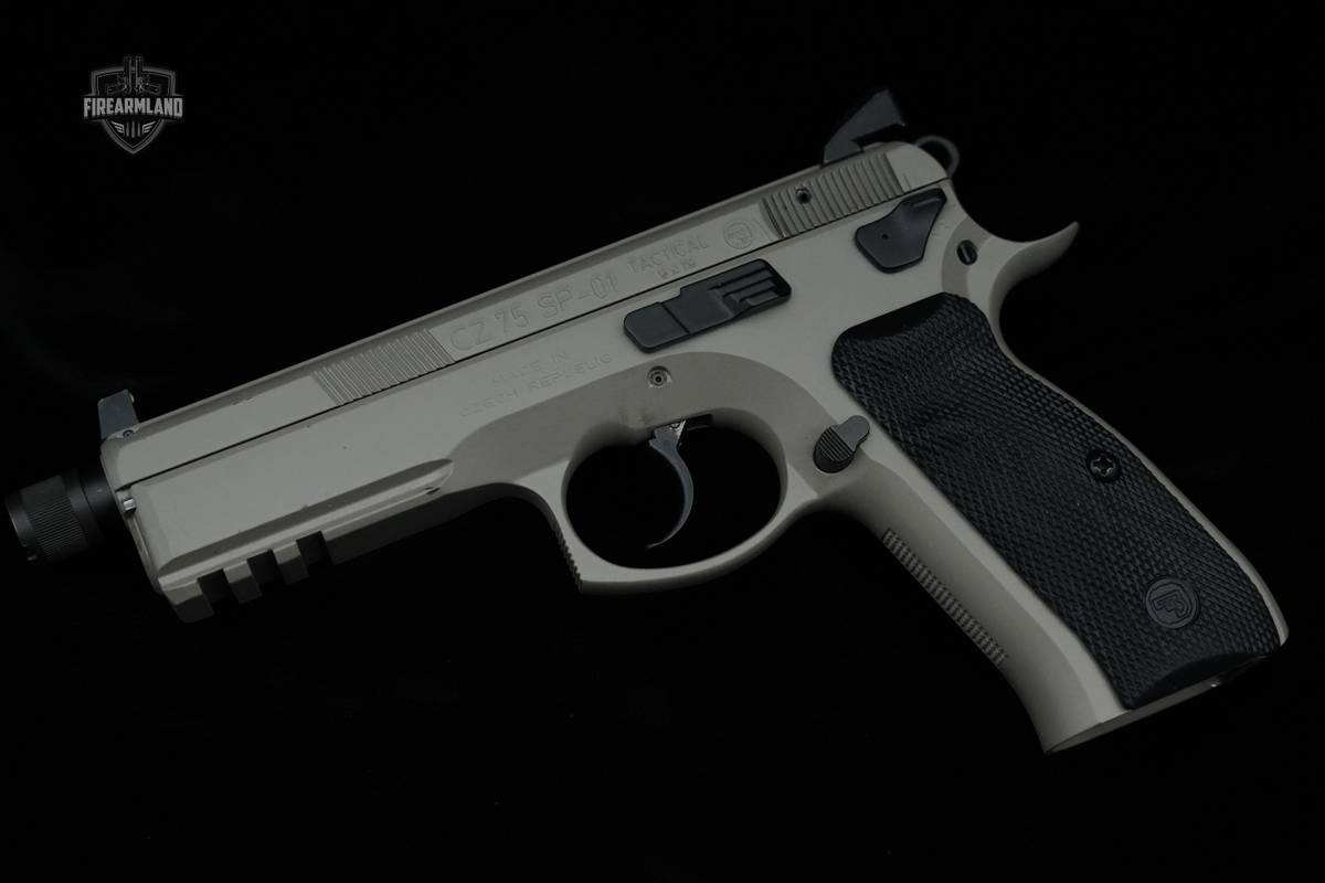 CZ 75 SP-01 Tactical 9mm Pistol 75 CZ 9mm SP01 Threaded Tactical DA/SA 18+1