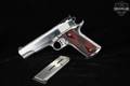 2003 Colt Special Combat Government Custom Shop, Series 80 .45 ACP Silver in Very Good Condition Image 2