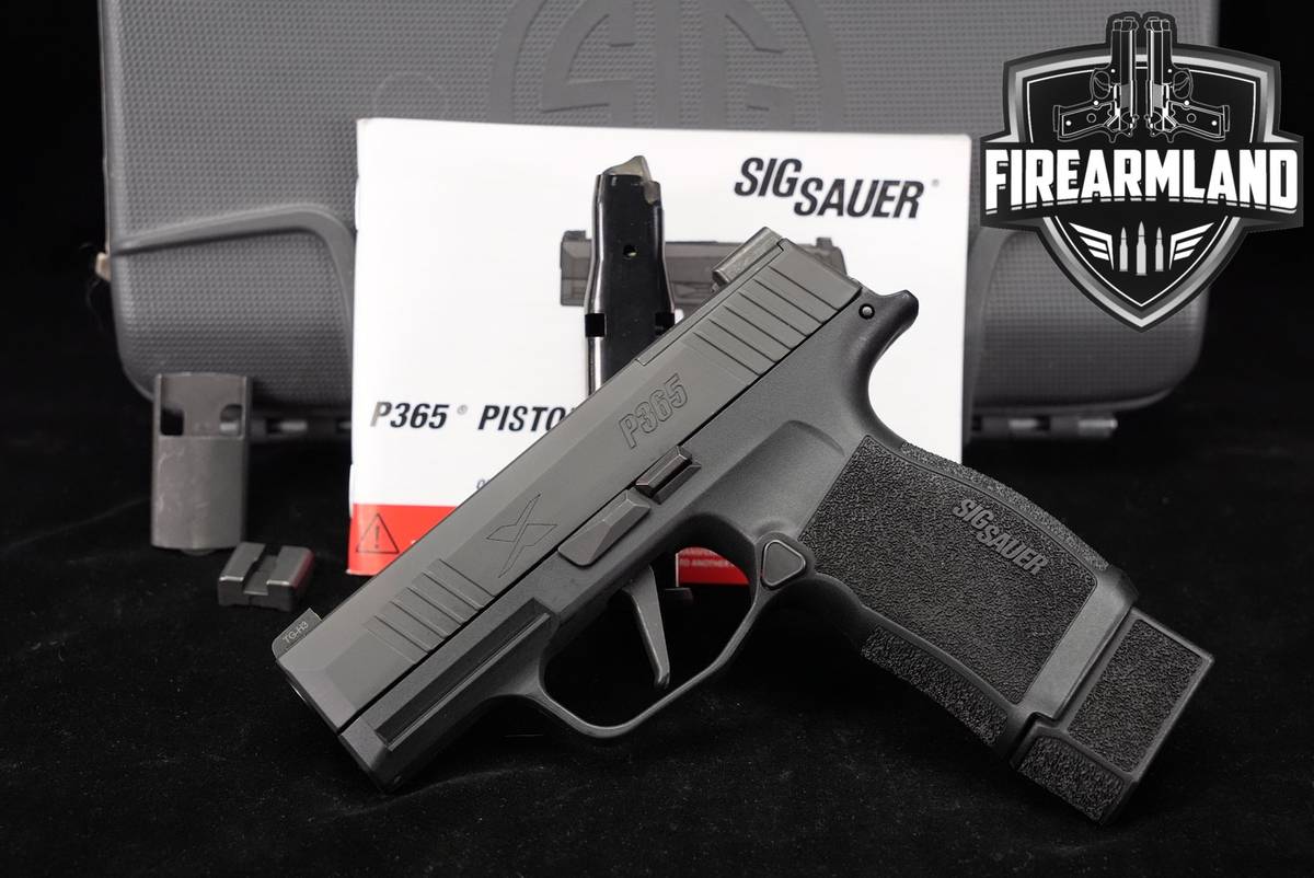 Sig Sauer P365X XSeries 9mm 3." P 365 X P365 +2 MAGS & ORIG CASE