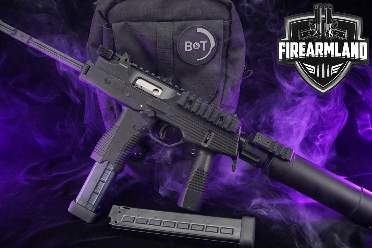 Brugger & Thomet TP9-US 9mm B&T TP 9 DUAL NFA SBR & SUPPRESSOR +2 MAGS CASE