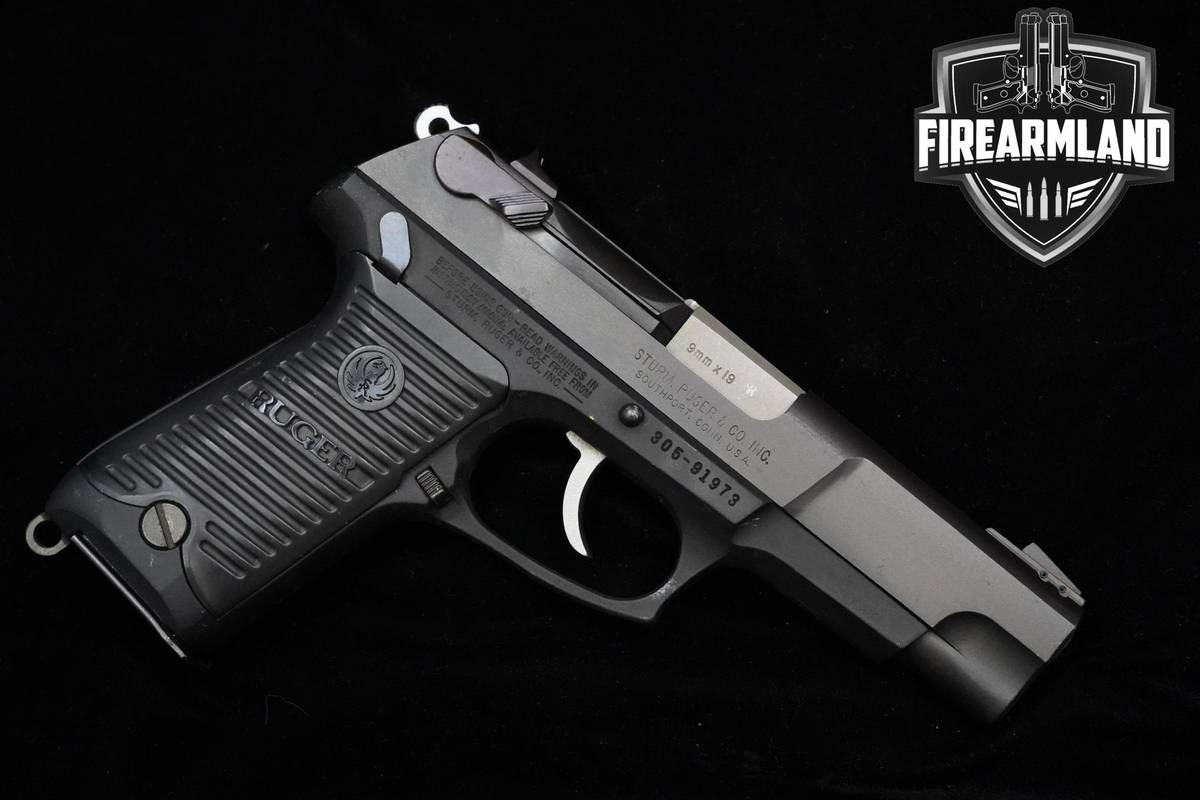 1993 Ruger P89 9mm 4.5" Blued Ruger P-89 DA/SA