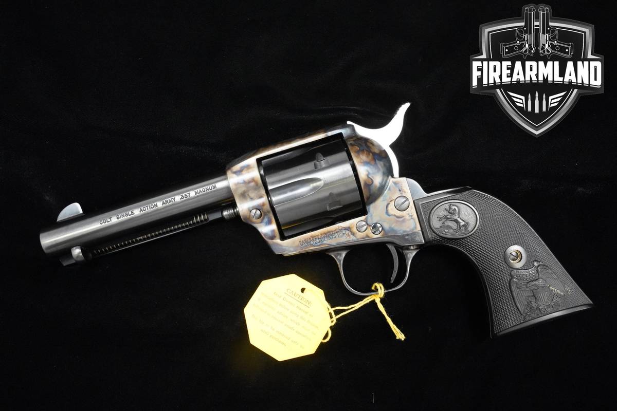 1979 Colt Single Action Army Gen 3 357 Magnum 4.75" Colt M1873 +ORIG BOX