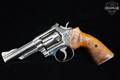 1970 Smith & Wesson (S&W) Model 19-3 Combat Magnum .357 Mag. Nickel Finish in Good Condition Image 2