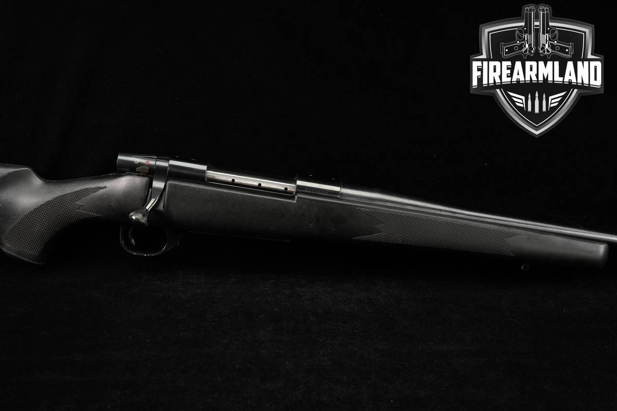 Weatherby Vanguard Synthetic 300 Wby Magnum 24" Blued Threaded Muzzle Brake