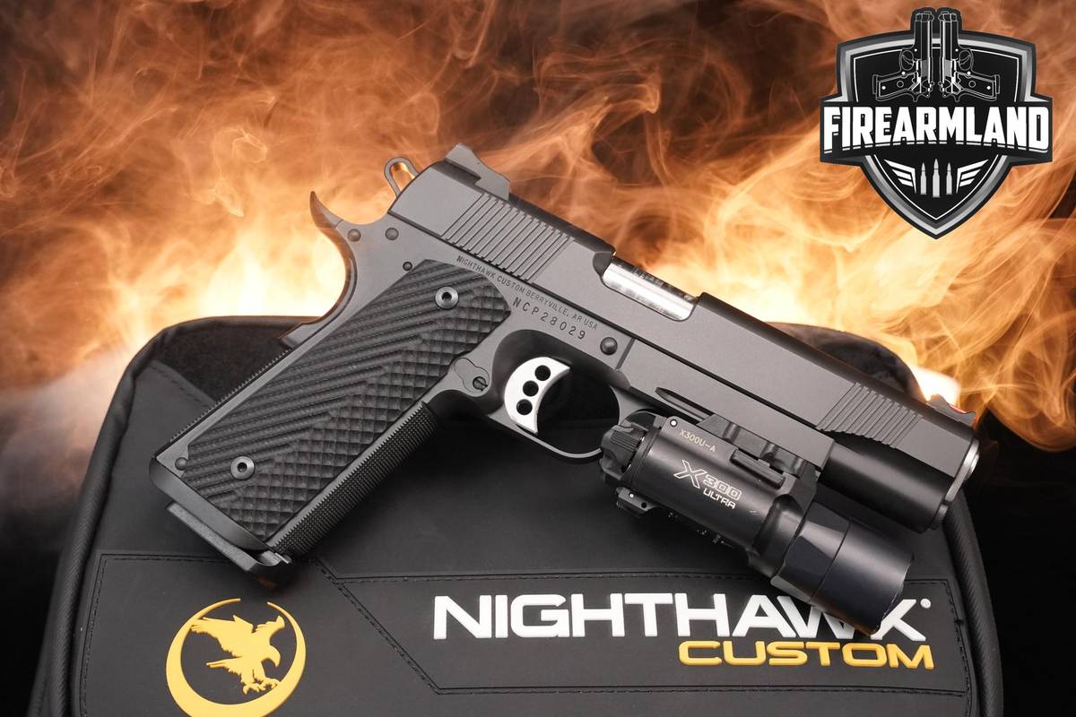 Nighthawk Custom GRP Recon 45 ACP 1911 5.0" +2 MAGS & ORIG CASE
