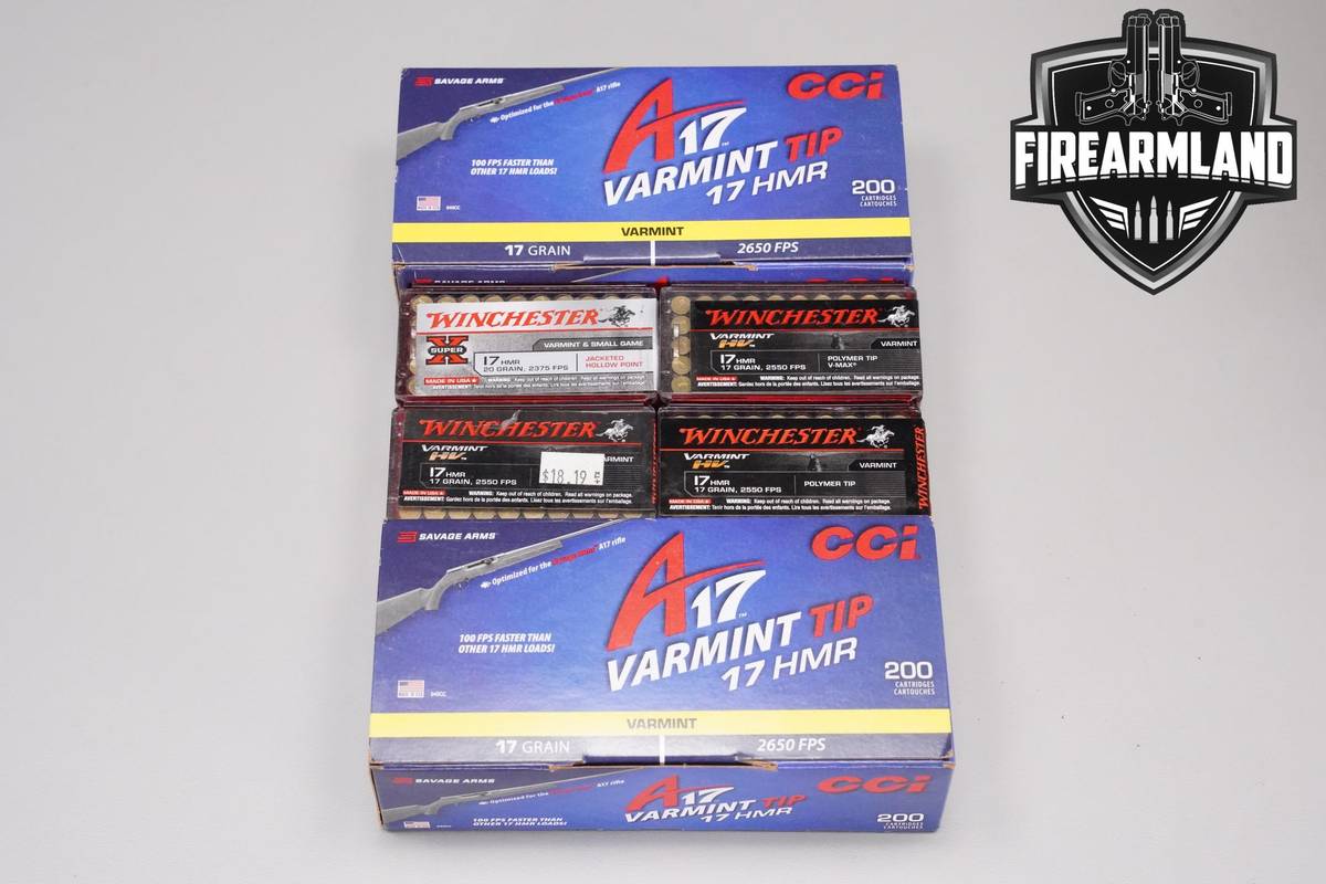 17 HMR Ammo 17-HMR Ammo 600 ROUNDS