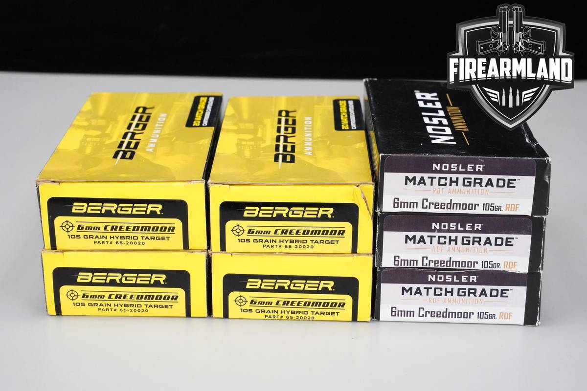 6mm Creedmoor Ammo 6mm-Creedmoor Ammunition 140 ROUNDS