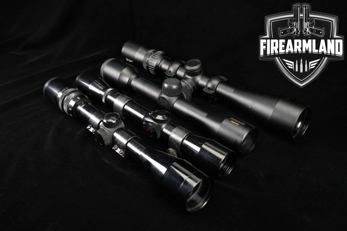 FOUR SCOPE LOT 4 Pack Bushnell Nikon Vortex Riflescope Scopes