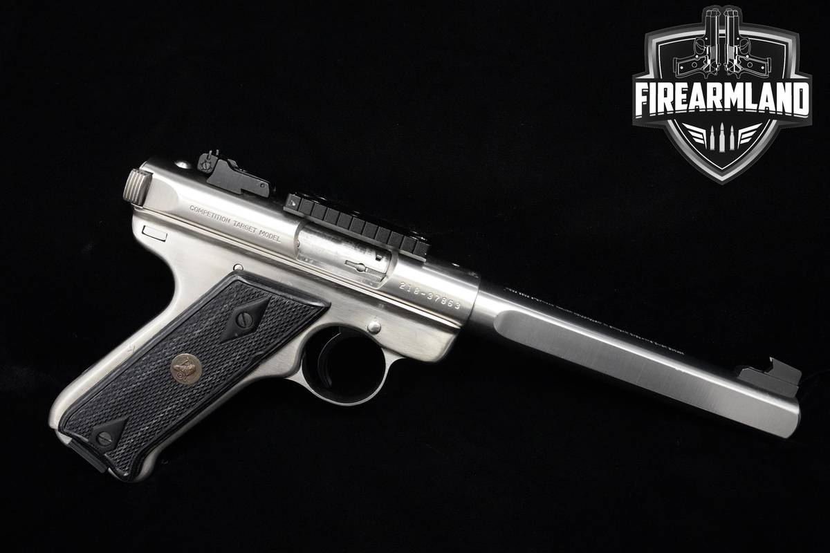 1994 Ruger Mark II Competition Target Model 22LR 6.75" Ruger-Mark II +2MAGS