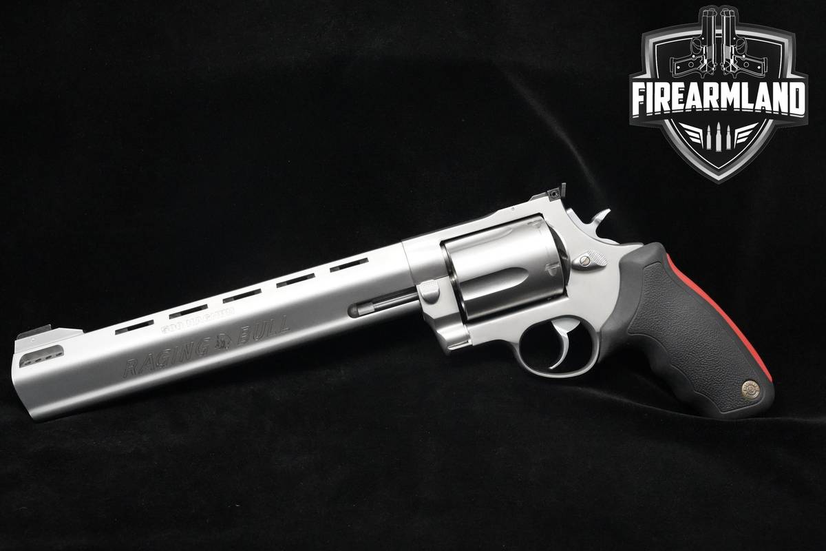 HAND-CANNON Taurus Model 500 Raging Bull 500-Magnum 10" Stainless Taurus