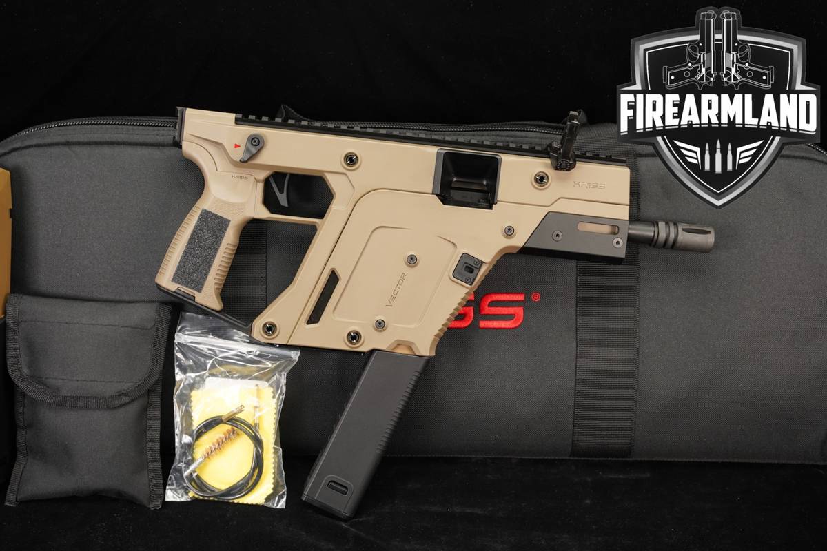 KRISS Vector SDP Gen 3 9mm 5.5" FDE THREADED +2 MAGS & ORIG CASE