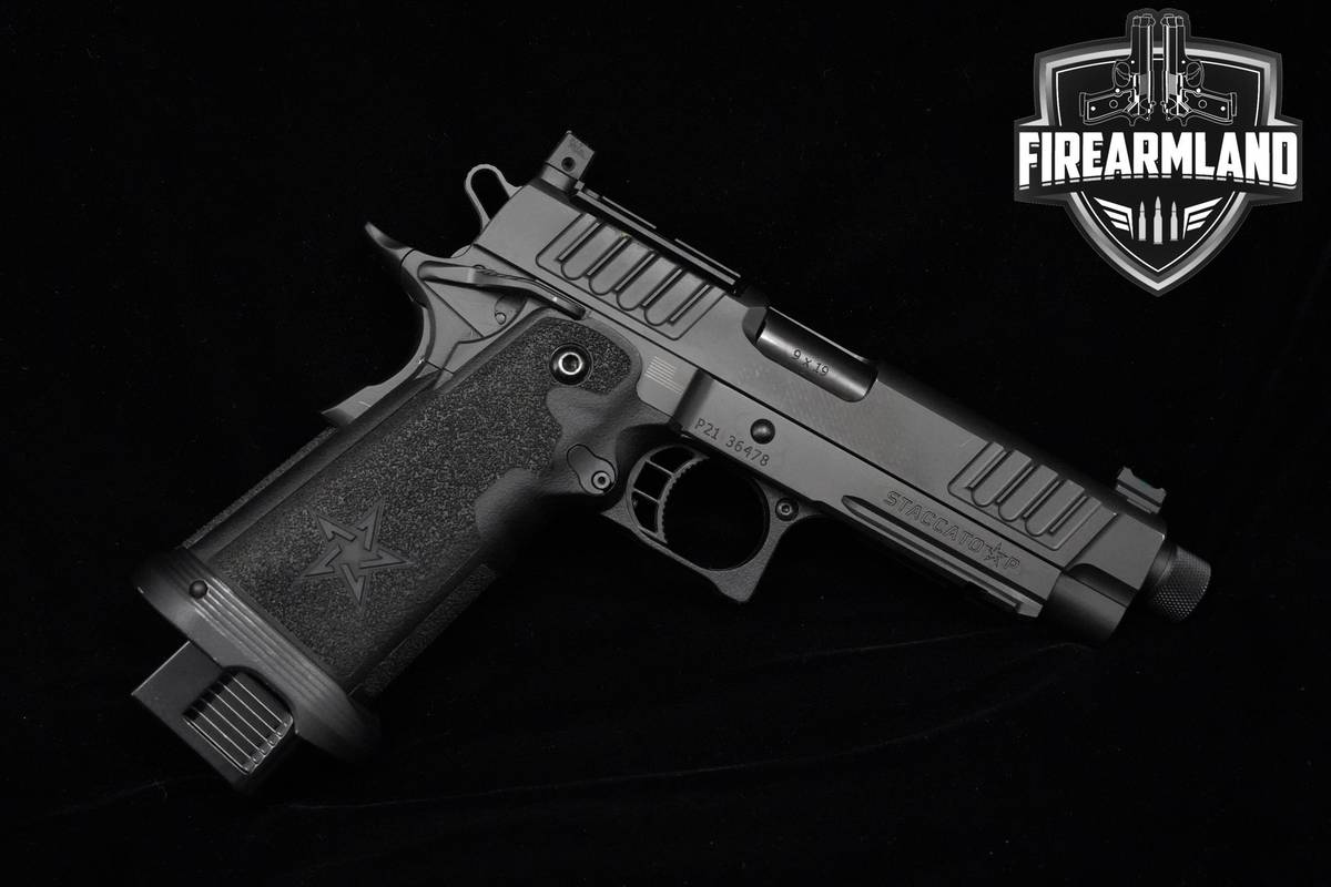 Staccato (STI) P DUO Optic Ready CS Frame DLC 9mm 1911 5" P-DUO +6 MAGS