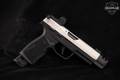 Sig Sauer P322 COMP RomeoZero Elite .22 LR Two-Tone Silver & Black in Good Condition Image 3