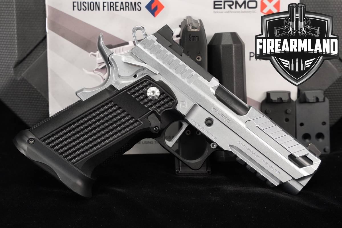 Fusion Firearms XP-PRO 9mm Optics-Ready 1911 4" +2 MAGS & ORIG CASE