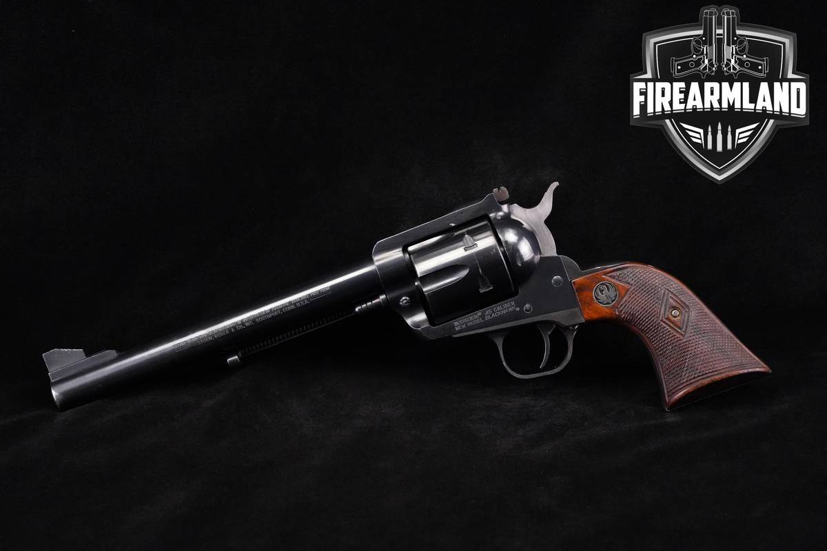 VINTAGE 1979 Ruger New Model Blackhawk 45 Colt 7.5" Blued