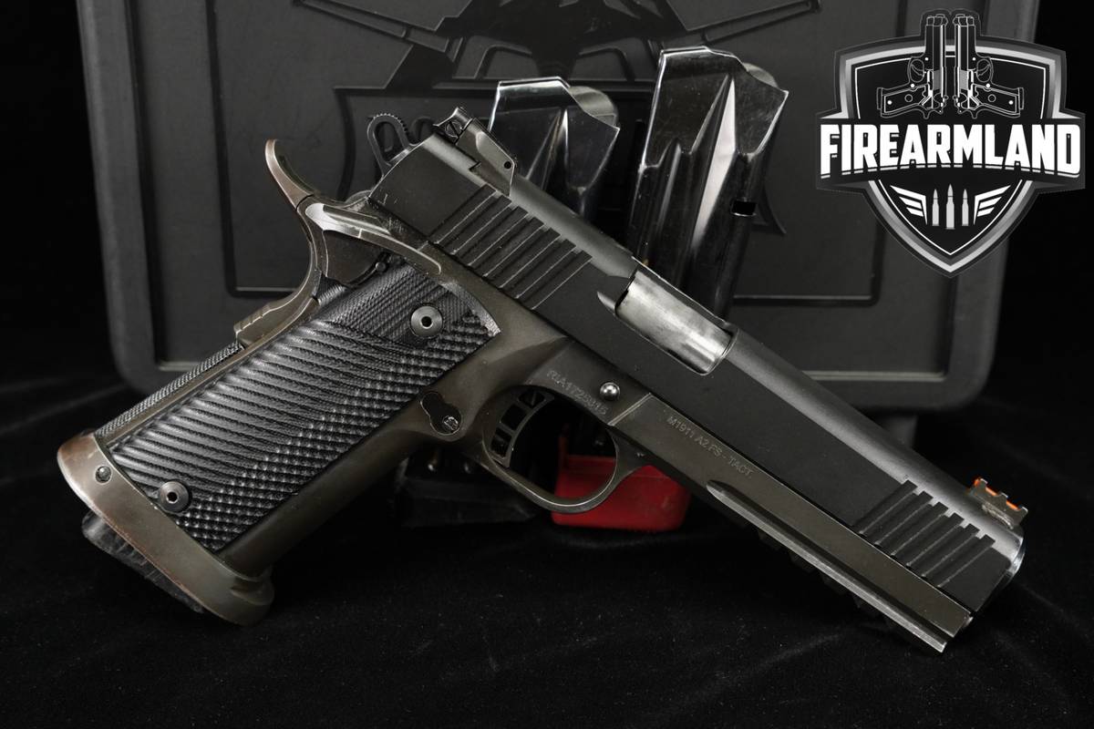 Rock Island Armory RIA M1911 A2 TAC Ultra FS HC 9mm 1911 +3 MAGS, ORIG CASE