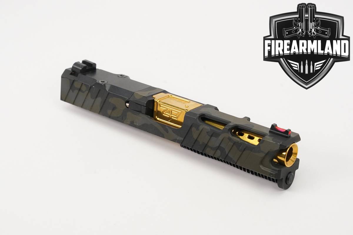 Zaffiri Precision Glock 19 Complete Slide (Black Multi-cam) Gen3 9mm G19