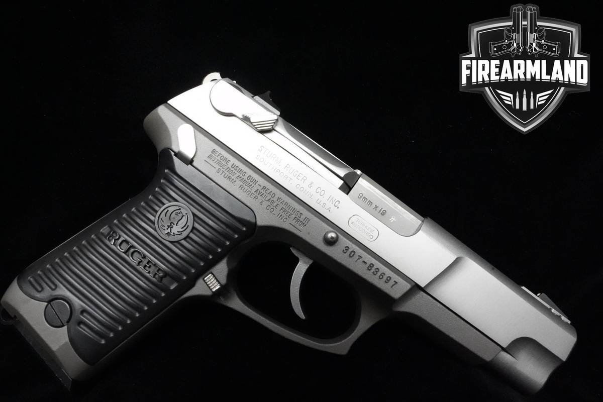 Ruger P89DC 9mm 4.5" Matte Stainless Ruger DA/SA