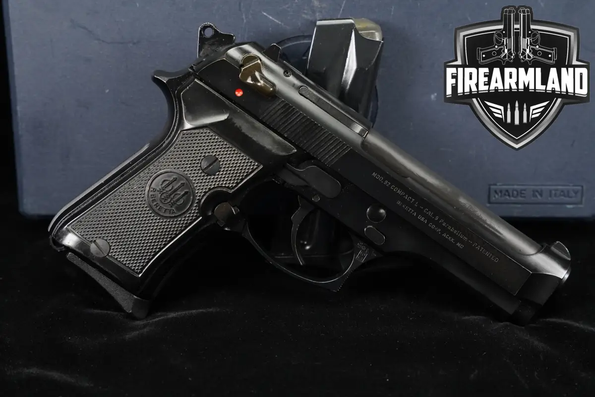 Pre-Ban 1992 P Beretta Mod 92 Compact L 9mm M92 +2 MAGS & ORIG CASE