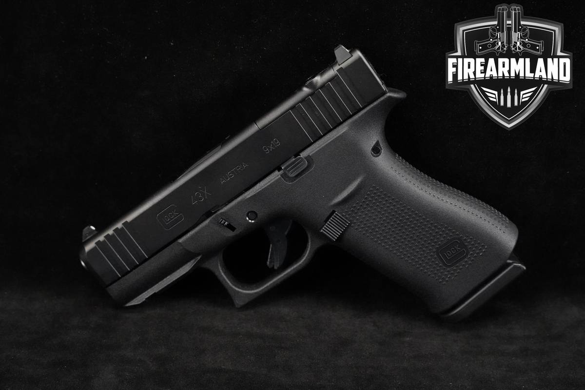 OPTICS-READY Glock 43X MOS 9mm 3.41" G43X G43 X +3 MAGS & ORIG CASE