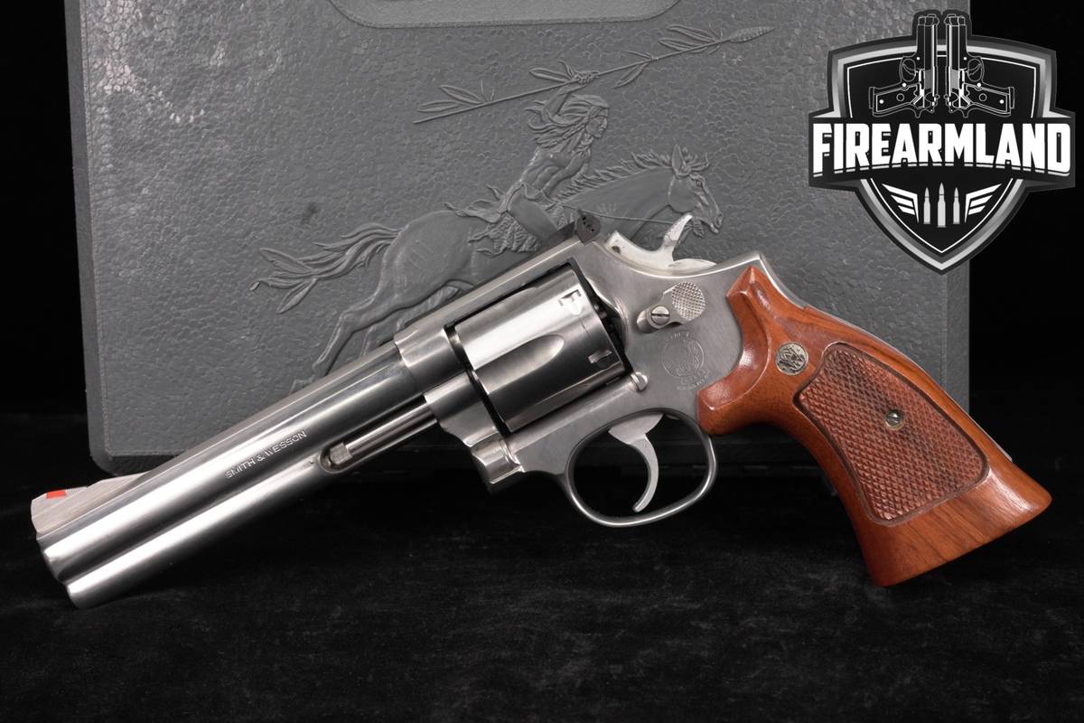 Smith & Wesson Model 686-1 S&W 357 Magnum 6" +CASE