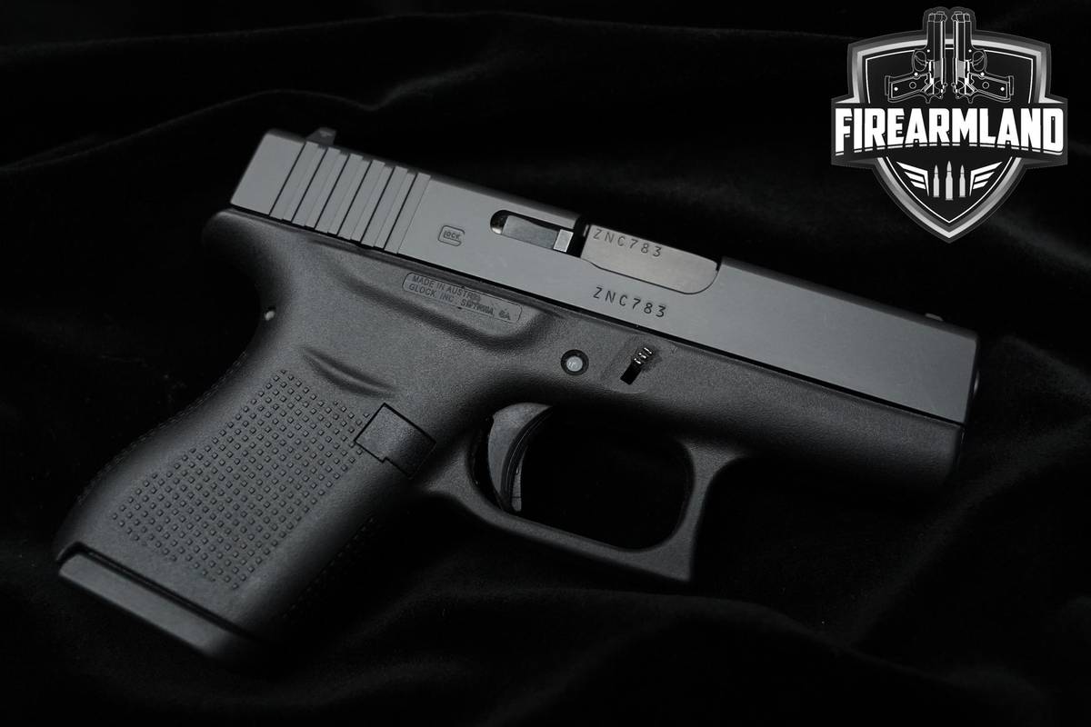 Glock 43 9mm 3.41" 43 Glock G43 +ORIG CASE