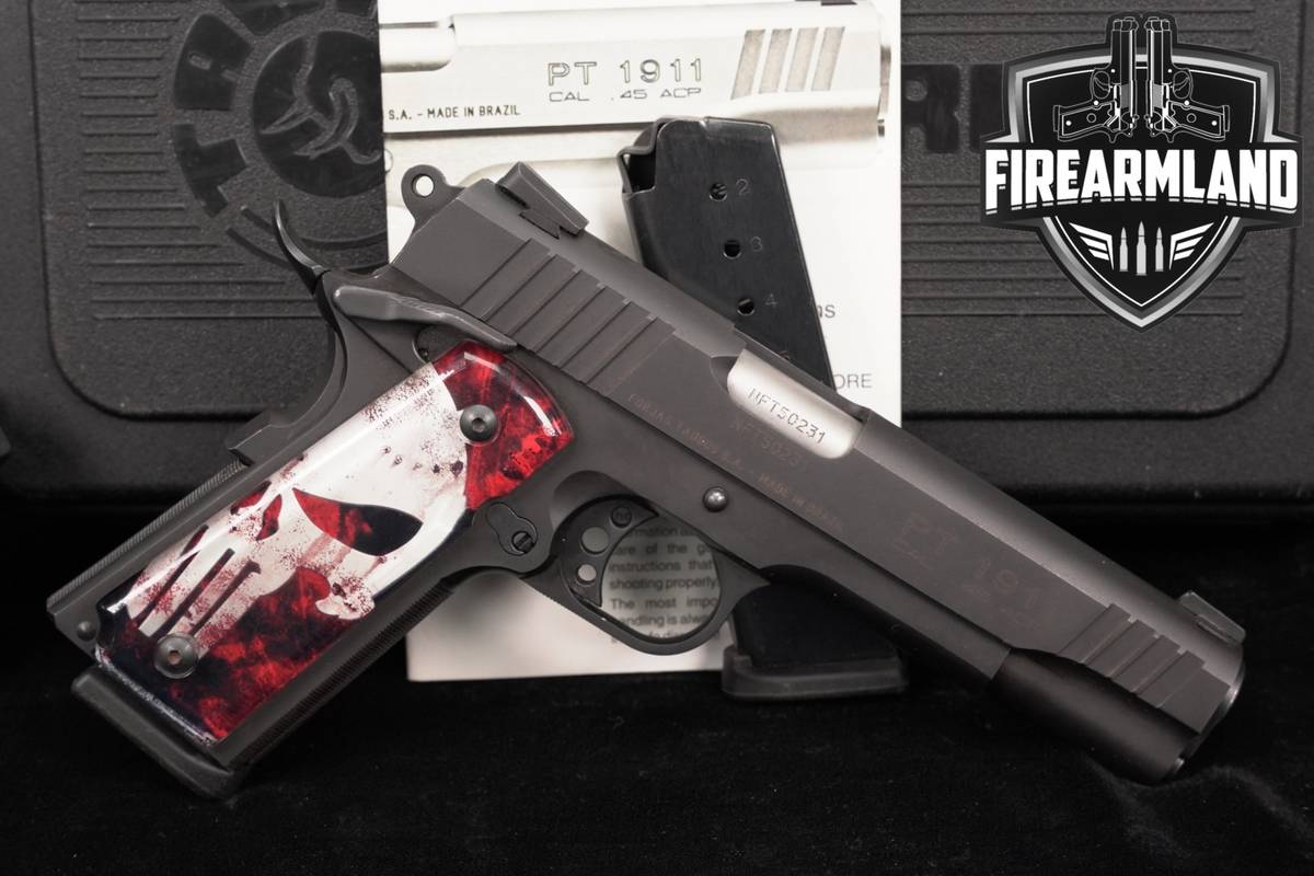 Taurus PT 1911 45 ACP 5" Blued PT1911 +2 MAGS & ORIG CASE