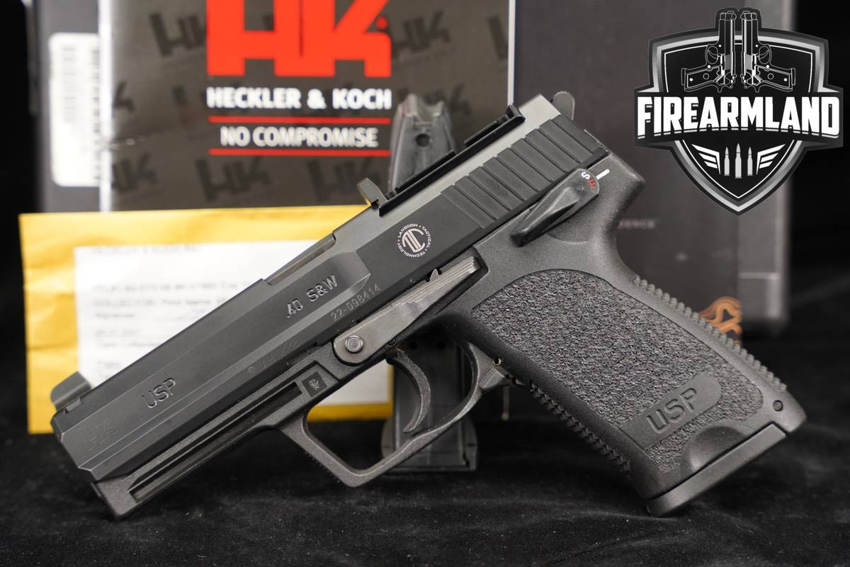 Heckler & KochUSP Variant 1 (V1) H&K 40 S&W Langdon Tactical +ORIG CASE