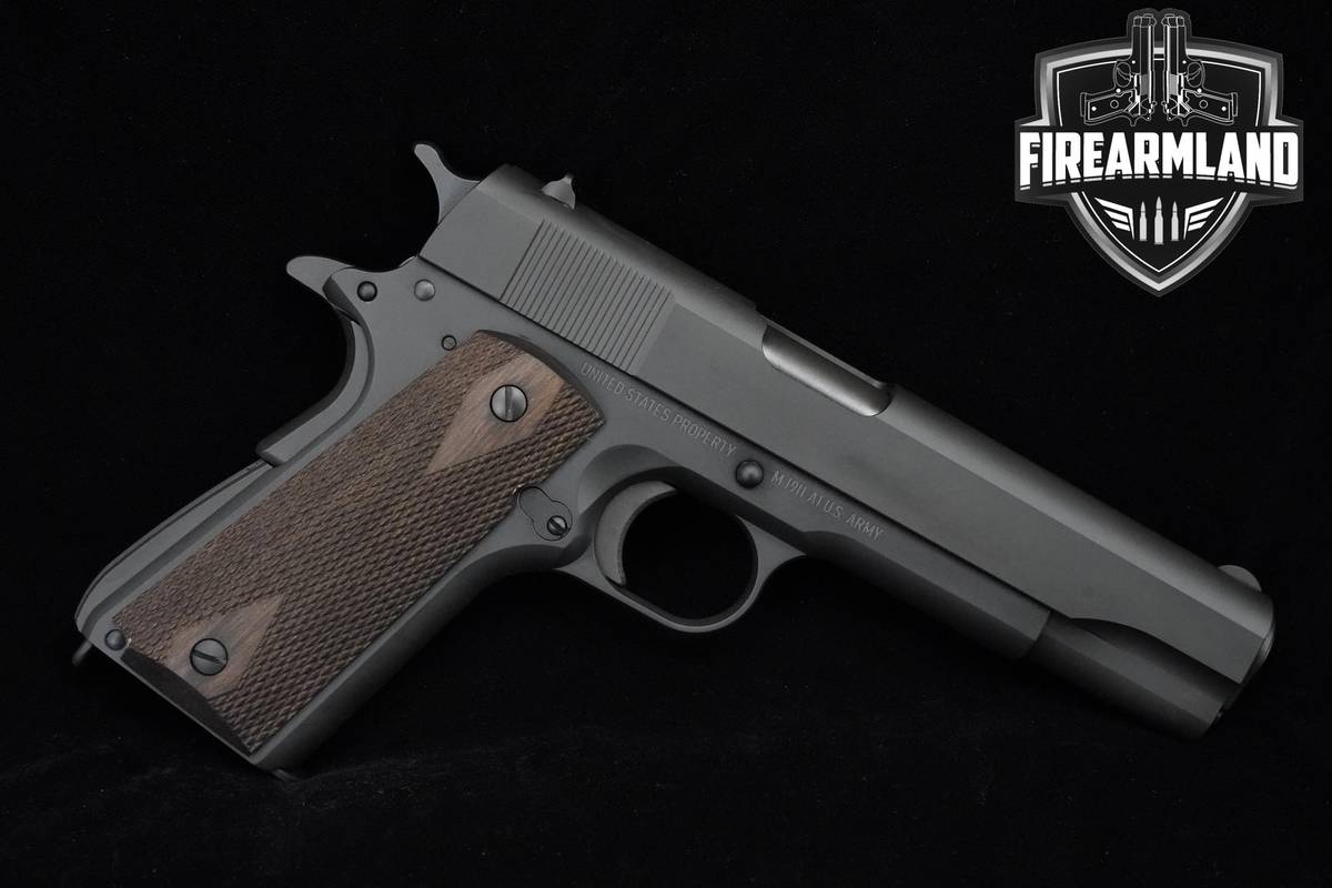Tisas USA 1911A1 ASF U.S. Army 45 ACP 5" Parkerized Tisas-USA 1911-A1 2MAGS