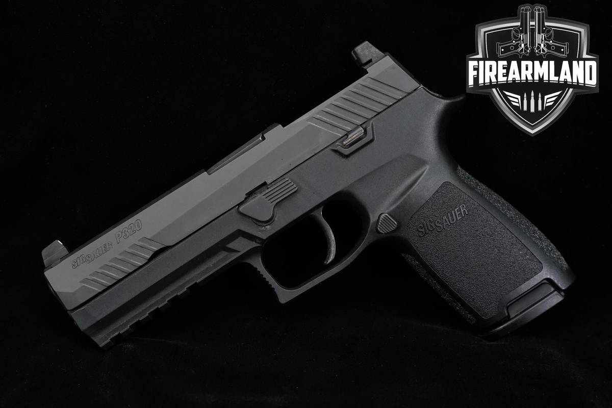 Sig Sauer P320 Full-Size 9mm 4.7" P 320 Defense Pistol +2 MAGS & ORIG CASE