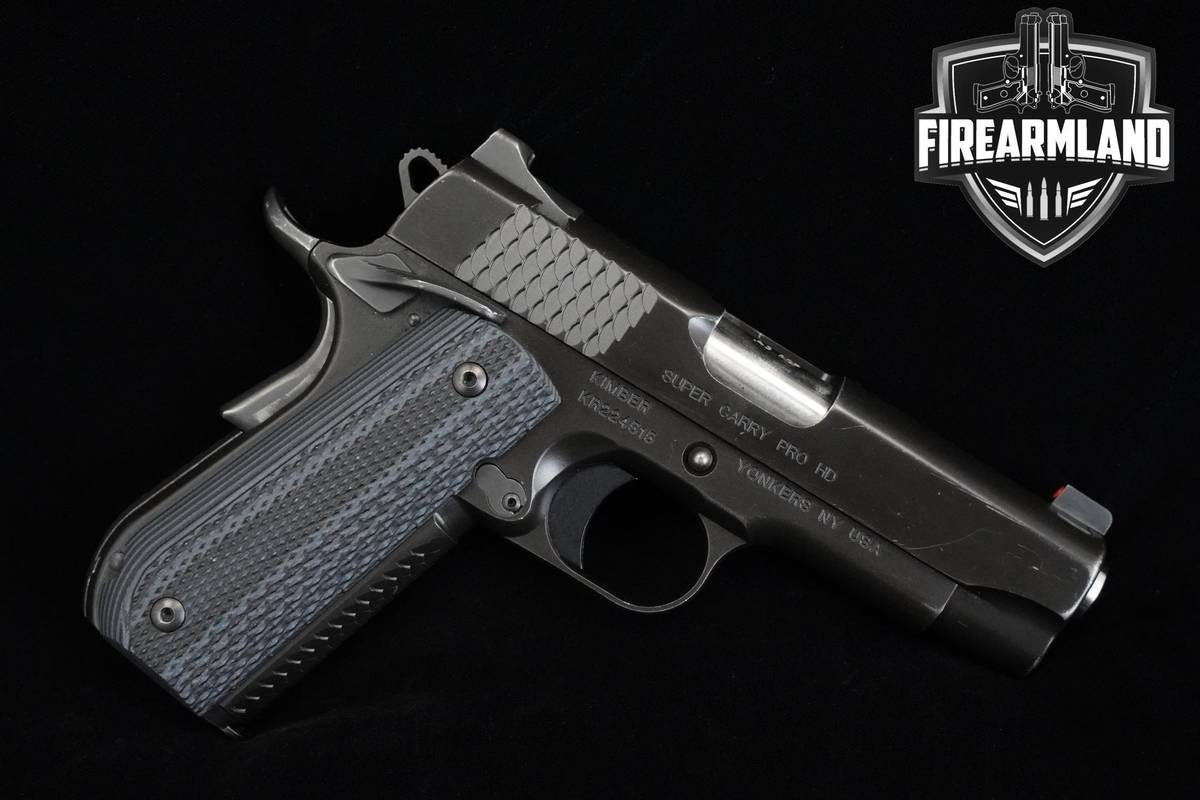Kimber Custom Shop Super Carry Pro HD  45 ACP 1911 4" Kimber 1911-A1