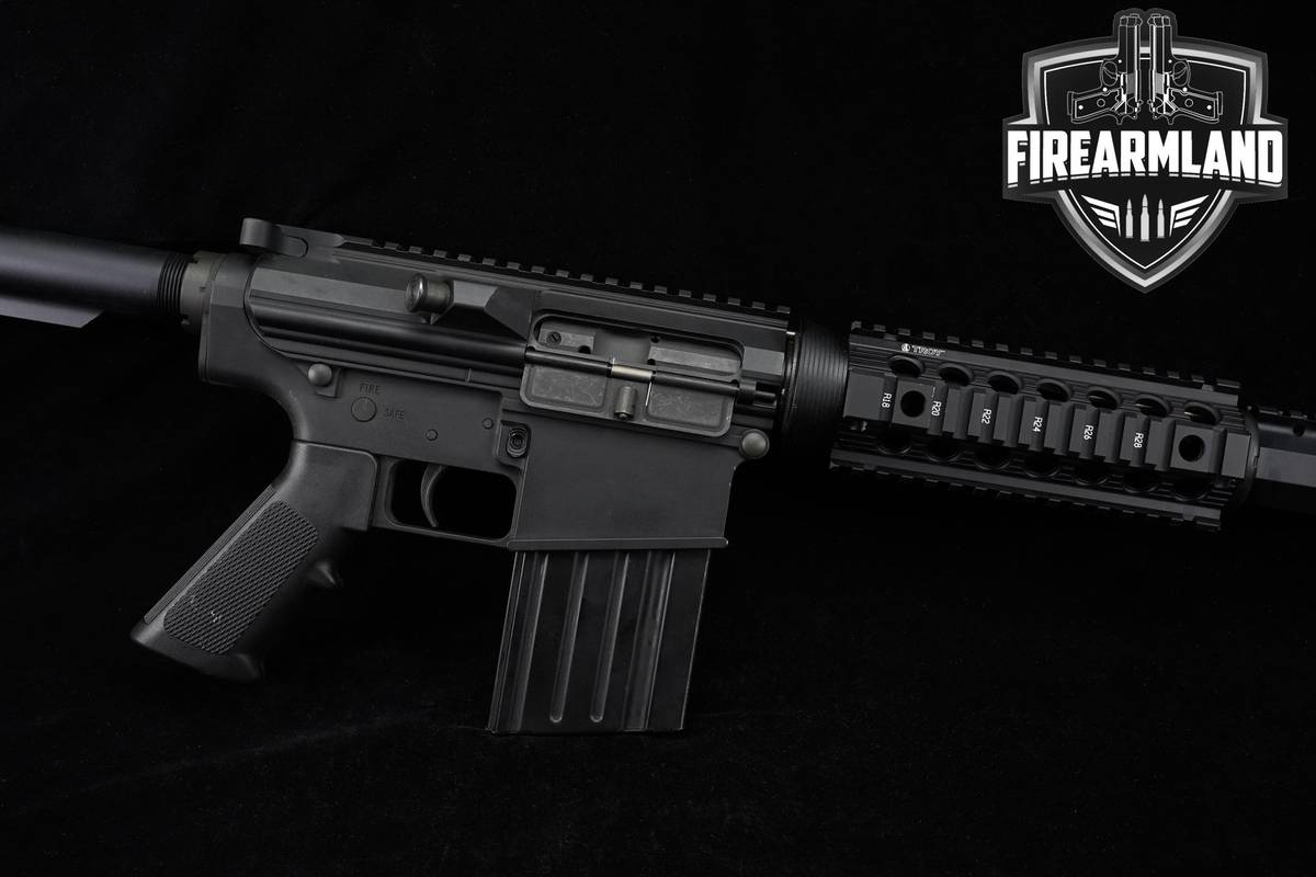 DPMS Panther Arms LR-308 Winchester AR-10 AR10 16" Black Troy Quad-Rail