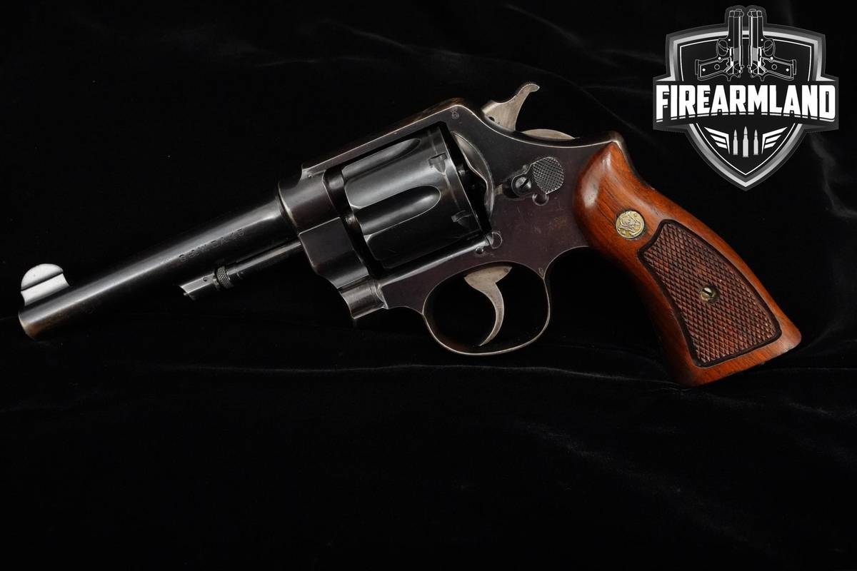 1918 Smith & Wesson S&W US Army Model 1917 45 ACP 5.5" Blued S&W DA/SA WW1