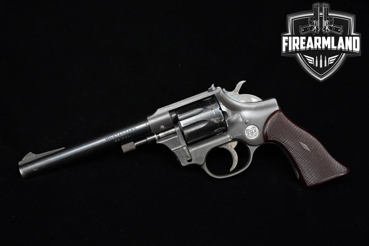 1958 High Standard Sentinel R-101 22LR 6" Blued Sentinel Hi-Standard DA/SA