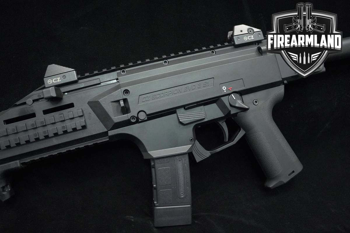 CZ Scorpion EVO 3 S1 9mm 7.7" Black Polymer CZ-Scorpion-EVO3 +CUSTOM PARTS